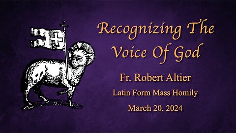 Recognizing The Voice Of God