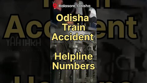 Odisha Train Accident | Helpline Numbers | Coromandel express | Howrah Express | Important One