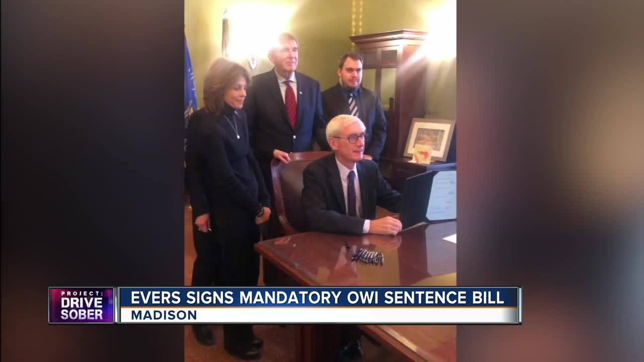 Gov. Evers signs mandatory five-year sentence bill for OWIs involving homicides
