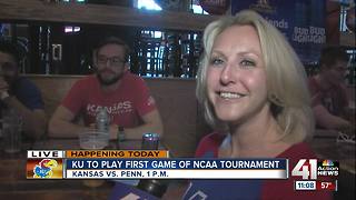 KU to play first game of NCAA Tournament