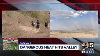 Dangerous heat hits the Valley