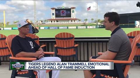 Tigers legend Alan Trammell emotional ahead of Hall of Fame induction