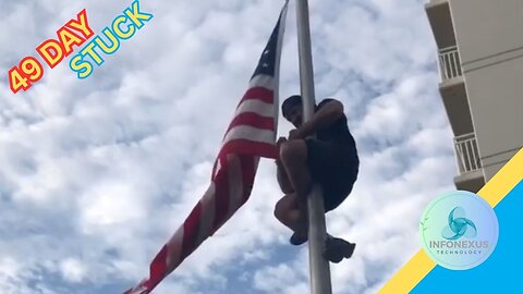 "The Unbelievable Feat: 49 Days of Sitting Atop a Flag Pole"