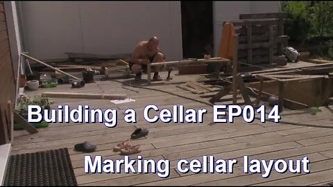 Building a root cellar EP014 - Marking cellar layout