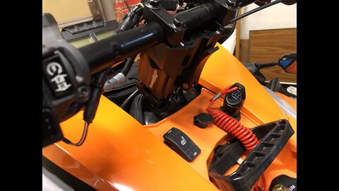 PowerMadd Snowmobile Adjustable Handlebar Riser