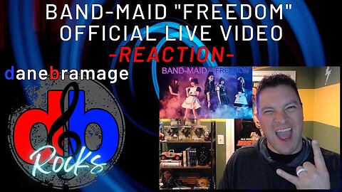 Band-Maid "Freedom" 🇯🇵 Official Live Video | DaneBramage Rocks Reaction