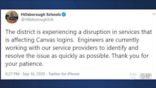 Hillsborough Schools' 'Canvas' system down