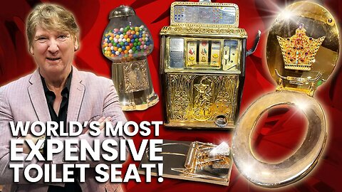 WORLD’S MOST EXPENSIVE TOILET SEAT(IT’S GOLD!) & other CRAZY GOLD STUFF!