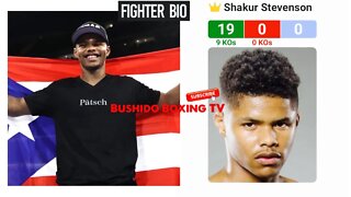 Fighter Bio: Shakur Stevenson