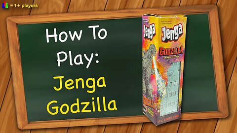 How to play Jenga Godzilla