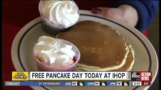 IHOP is giving away free pancakes for National Pancake Day