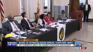City Board of Estimates hosts Annual Taxpayers' Night
