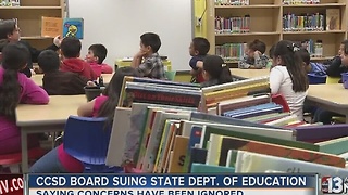 Clark County School District board sues over reorganization