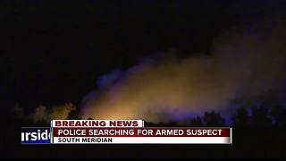 Search continues for armed suspect in Meridian