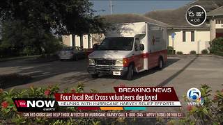 Four local Red Cross volunteers deployed