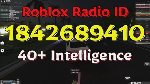 Intelligence Roblox Radio Codes/IDs