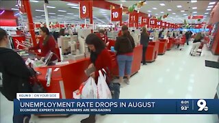 Unemployment rate drops in August