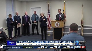 Anne Arundel County ending jail immigration screening contract