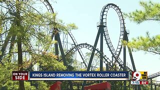 Vortex roller coaster closing at Kings Island after 33 seasons