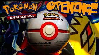 Pokemon Premier Ball Tin Opening!