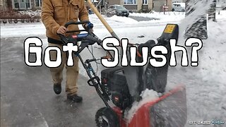 GOT SLUSH? • Residential Snow Removal • Toro SnowMaster 824 • Carhartt Bartlett / B01