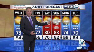 Latest Weather Forecast 11 p.m. Tuesday