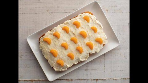 PIG PICKIN CAKE - FLUFFY PINEAPPLE FROSTING - ORANGE SUNSHINE 🍰 🎂 CAKE cc by Collard Valley Cooks