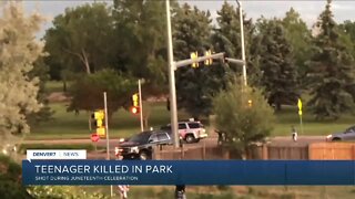 Teen shot, killed during Juneteenth celebration in Aurora