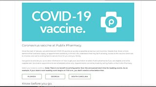 Change to Publix COVID-19 vaccination site prompts questions