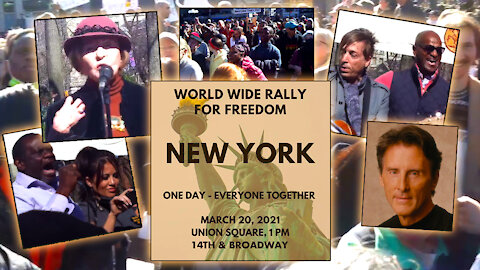 World Wide Rally For Freedom, New York City, USA (March 20, 2021)