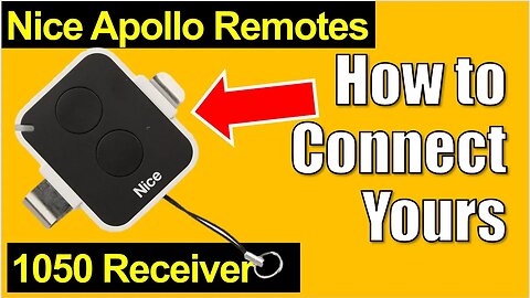 How to Connect Nice Remote to 1050 Board! #homehack #diy #NiceApollo #gate