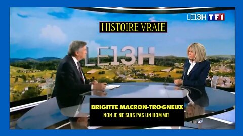 Brigitte MACRON-TROGNEUX sur le 13H de TF1... "C'est un mensonge" ! (Hd 720)