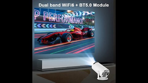 Magcubic Projector Hy300 4K Android 11 Dual Wifi6 200 ANSI Allwinner H713 BT5.0 1080P 1280*720P