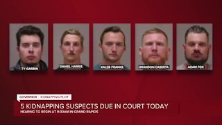 5 suspects in Whitmer kidnapping plot due in court Tuesday