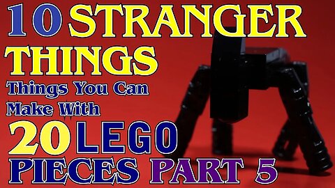 10 Stranger Things things you can make with 20 Lego pieces Part 5