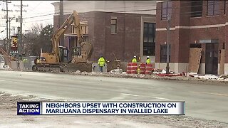 Marijuana dispensary construction in Walled Lake angers homeowners