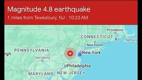 Long Island, NY - People Bugging Out After 4.8 Earthquake