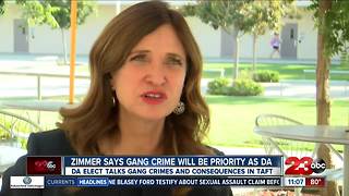 Zimmer says gang crime will be a priority as District Attorney