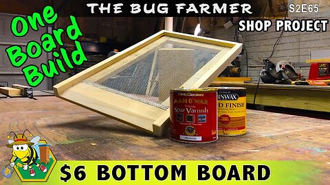 One Board Build | DIY Screened Bottom Board | We will use one board to build a screened bottom board