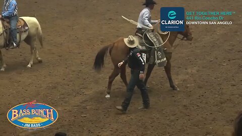 Dakota Eldridge 3.4-Second Steer Wresting Run in San Angelo