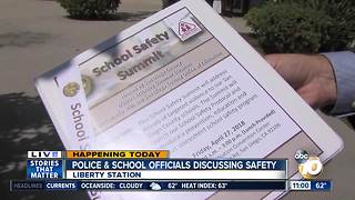 School officials and police talk safety