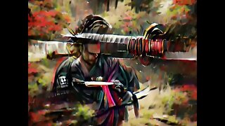 Samurai Drawing Katana