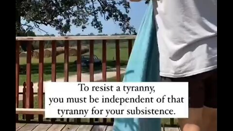 Resist the tyranny