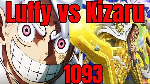 One piece Chapter 1093 Reaction + Review Luffy vs Kizaru Solar Flare ワンピース1093リアクション ワンピ