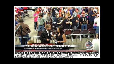 Kicked Out Of Trump Rally After Q Post 2105 - Secret Service Walked In FRONT Of Us