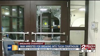 TCSO: Man breaks into Tulsa Courthouse, says being chased