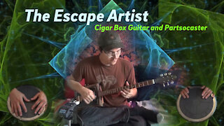 The Escape Artist - Cigar Box Guitar and Partsocaster