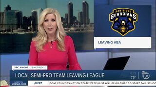 Local semi-pro team leaving league