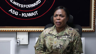 An interview with U.S. Army Maj. Camille Cunningham