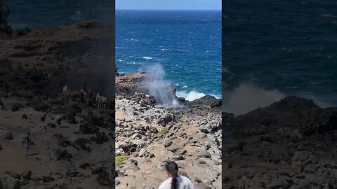 Nakalele Blowhole in Maui #nakelele #blowhole #maui #shortvideo